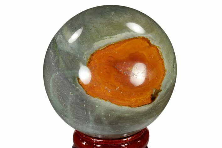 Polished Polychrome Jasper Sphere - Madagascar #118114